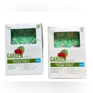 Garden Party CACTUS NOVELTY STRING LIGHTS